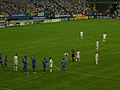 Simon Vukčević free kick at Serbia and Montenegro vs. Italy in Toronto (photo by Djuradj Vujcic).jpg