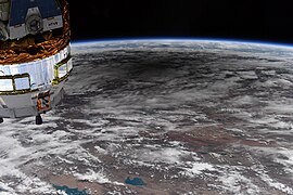 L'eclisse di sole del 21 giugno 2020 vista dalla Stazione Spaziale Internazionale