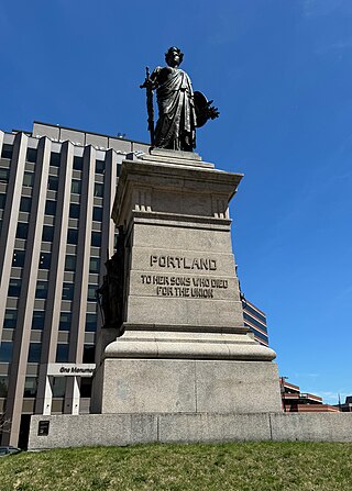 <span class="mw-page-title-main">Soldiers' and Sailors' Monument (Portland, Maine)</span> Statue in Portland, Maine