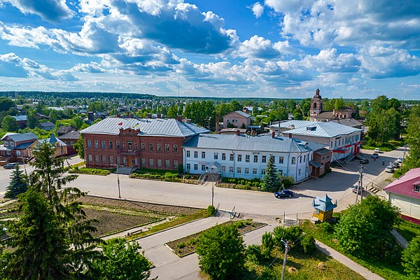 Костромская обл г. Солигалич Костромская область с высоты. Солигалич.