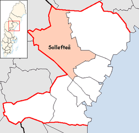 Localisation de Sollefteå