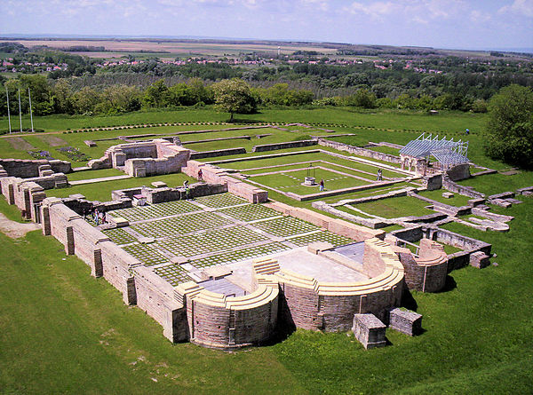 Ruins of the Abbey of Saint Giles in Somogyvár, Hungary.