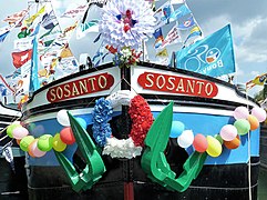 Sosanto (ship, 1960), bow view, at National Pardon of Boating