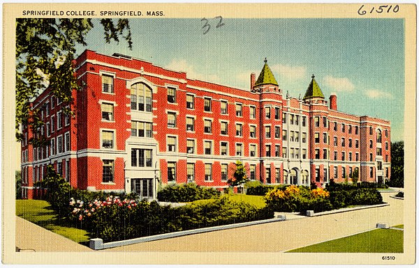 Historic postcard: Springfield College