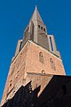 Deutsch: Turm der Hauptkirche St. Jacobi in Hamburg-Altstadt.