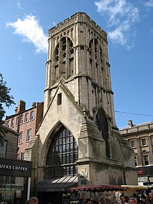 St Michael's Tower in 2008 St. Michael's Tower, Gloucester Cross. - panoramio.jpg