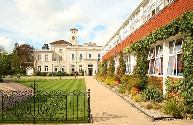 The front of the college