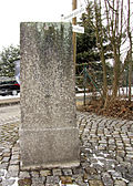 Totality of the Royal Saxon Triangulation ("European degree measurement in the Kingdom of Saxony");  Station 35 Weida: triangulation stone