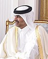 Steven Mnuchin and Qatari PM Sheikh Khalid Feb 2020 (cropped).jpg