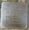 Stolperstein Hennef Bonner Straße 69 Mathilde Wolff geborene Friedemann