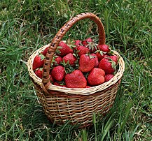 Un panier de fraises. (définition réelle 4 200 × 3 900)