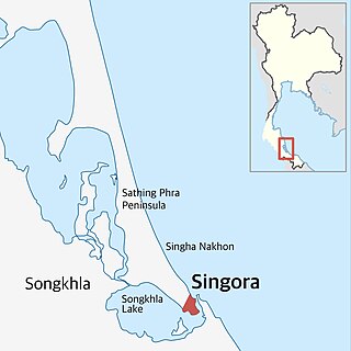 <span class="mw-page-title-main">Sultanate of Singora</span> Heavily fortified port city in southern Thailand