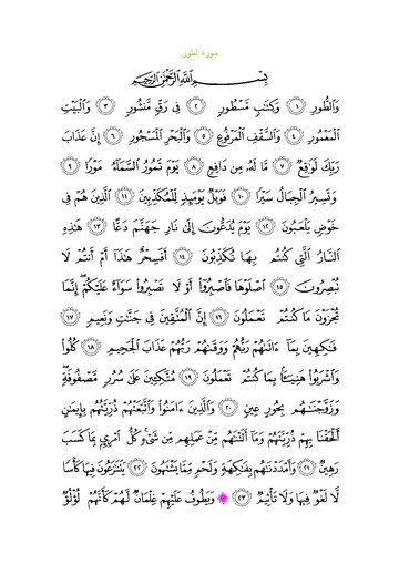 Surah At-Thur