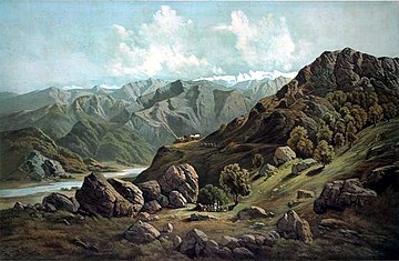 Sutlej Valley from Rampur c. 1857