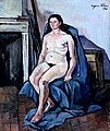 Mujer desnuda con chal azul (1930). Museo de Unterlinden (Colmar, Francia).