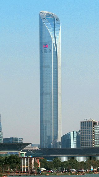 <span class="mw-page-title-main">Suzhou IFS</span> Supertall skyscraper in Suzhou, Jiangsu, China