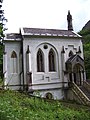 Čeština: Svatý Jan pod Skalou, okres Beroun. Hřbitovní kaple svatého Maxmiliána. English: Svatý Jan pod Skalou, Beroun District, Central Bohemian Region, Czech Republic. Cemetery chapel of Saint Maximilian. This is a photo of a cultural monument of the Czech Republic, number: 38193/2-385. Památkový katalog  · MIS  · hledat obrázky  · hledat seznamy  · Wikidata Camera location 49° 58′ 12.2″ N, 14° 07′ 49.2″ E    View all coordinates using: OpenStreetMap