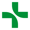 スウェーデンでの薬局のロゴ