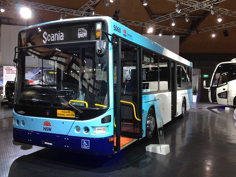 File:Sydney Buses (5060) Volgren 'CR228L' bodied Scania N280UB on display at the 2013 Australian Bus & Coach Show.jpg