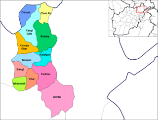 Khwaja Ghar District District in Takhār Province, Afghanistan