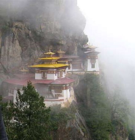 Taktsang Monastery at Paro in Bhutan