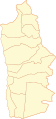Mapa de la división comunal de la provincia de Tarapacá desde 1957 hasta 1970