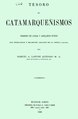 Tesoro de catamarqueñismos - Samuel A. Lafone Quevedo.pdf