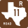 Texas Recreational Road 11.svg