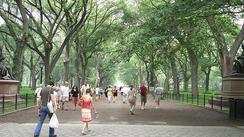 File:The Mall & Literary Walk, Central Park, Manhattan, NYC.JPG