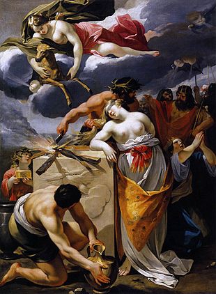 Image result for sacrifice of iphigenia