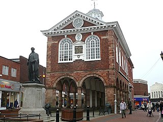 <span class="mw-page-title-main">Tamworth Town Hall</span> Municipal building in Tamworth, Staffordshire, England