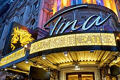 Tina playing at the Aldwych Theatre in the West End, September 2019