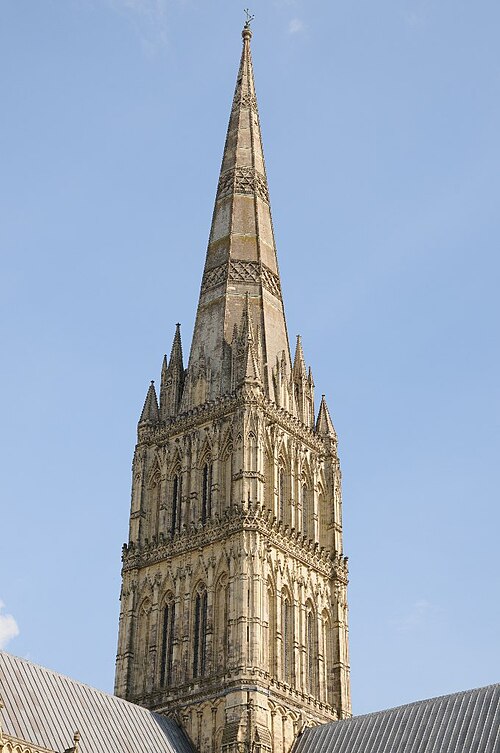 Image: Tower and spire of Salisbury Cathedral   geograph.org.uk   4097108