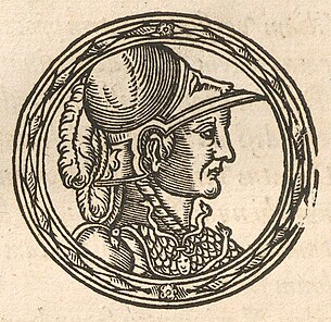 Партрэт Трайдзеня з «Апісання Еўрапейскай Сарматыі» (1578) Аляксандра Гваньіні, гэта ж гравюра ўжыта складальнікам і як партрэт Леха II, сына Крака.