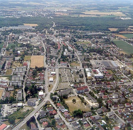 Traun Luftbild Zentrum