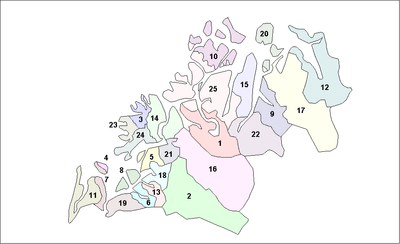 Troms megye községei