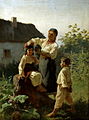 «Հագցնում են ծաղկեպսակ» (նախքան 1893), կտավ, յուղաներկ, Խարկովի պատկերասրահ
