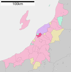 Lokasi Tsubame di Prefektur Niigata