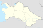 Laag vun Aschgabad in Turkmenistan