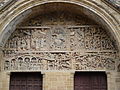 Tympanon Santa Fe de Conques (konec 11. století).