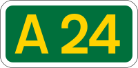 Thumbnail for A24 road (England)