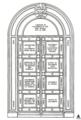 Récit de la vie de Christophe Colomb, Columbus Doors, Images of the Architect of the Capitol