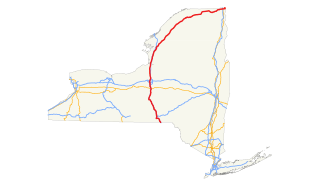 U.S. Route 11 in New York Highway in New York, USA