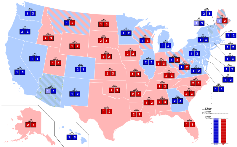 Members of the United States Senate for the 118th Congress