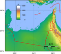 Topografio de UAE