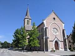 L'église Saint-François de Vallières.