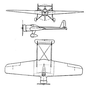 Vance Viking 3-view L'Aerophile Февраль 1933.jpg