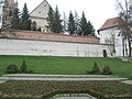 A restaurált várfal és a Vargák-bástyája 2015-ben