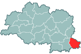Location of Dubrovnas rajons
