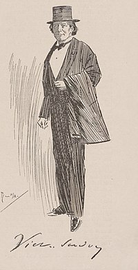 A sketch of Sardou from 1899